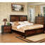 Table de chevet acacia noyer 1pc seulement