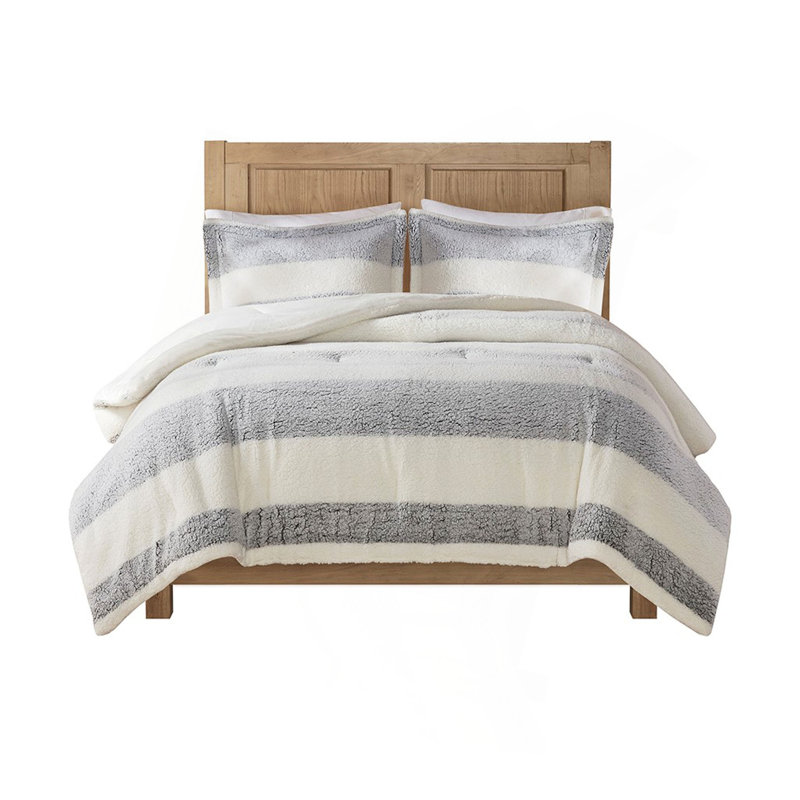 Twin Sherpa Comforter Set, Twin Comforter + 1 Sham