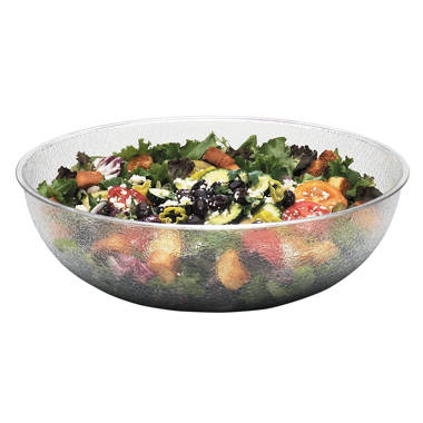 Sizikato 26 Oz Clear Borosilicate Glass Salad Bowl, 6-Inch  Soup Bowl, Batter Bowl: Soup Bowls