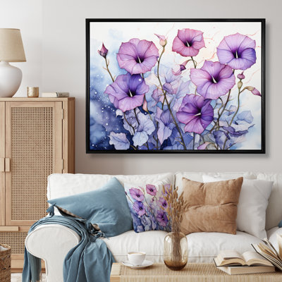 " Purple Morning Glory Graceful IV "