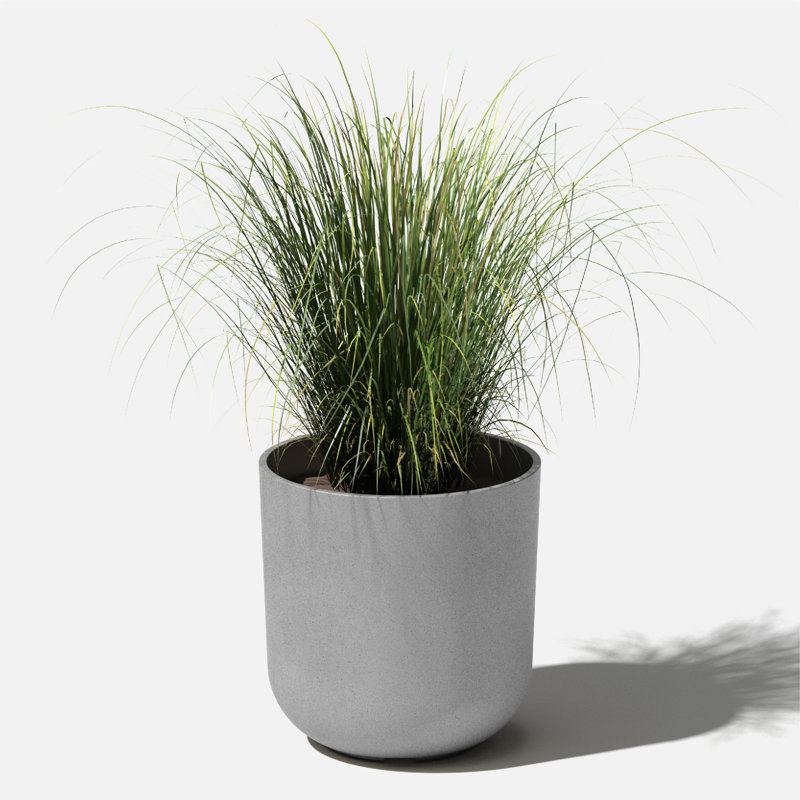 Pot à fleurs Pure Series, Gris, 1, H 10,25 po x l 10 po x P 10 po