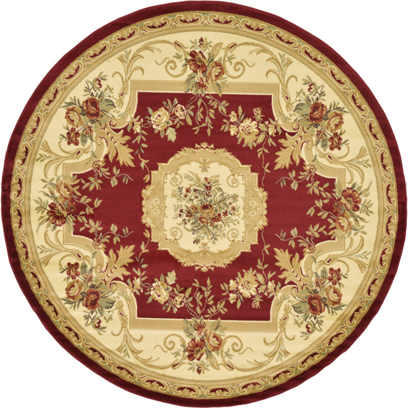 Oriental Area Rug, Round 91cm