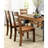Dark Oak Solid Wood Dining Chairs, Rustic Character, 2 Pieces, Panel Back Seating, 2pc Chairs With