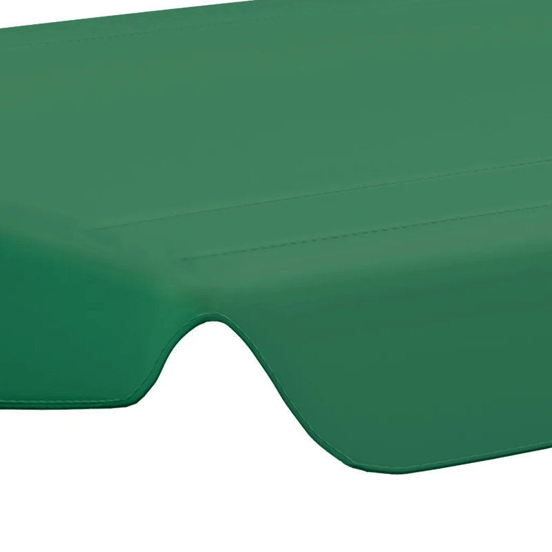 Replacement Canopy for Garden Swing Blue 150/130x70/105 cm, Green