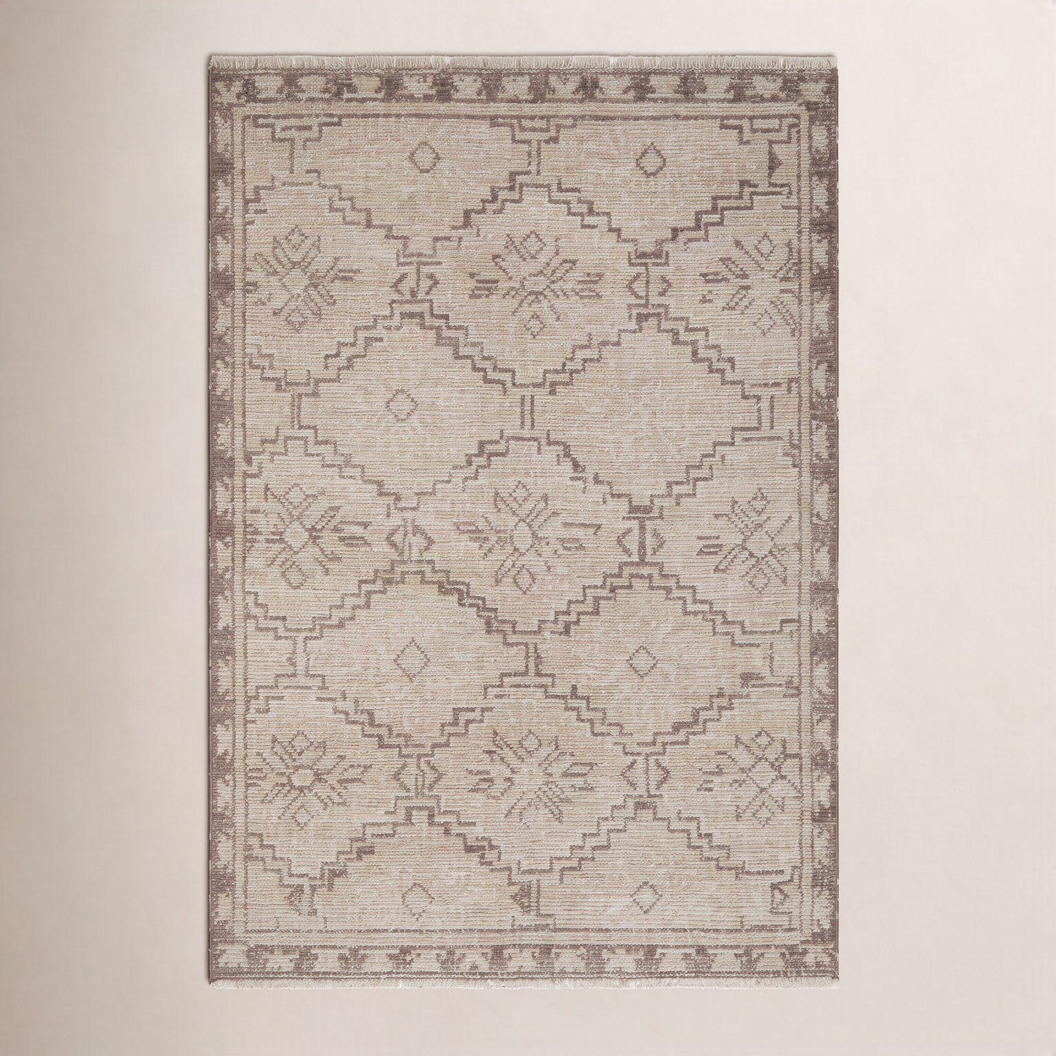 Hand-Knotted Oriental Wool Rug, Rectangle 8'9" x 11'9"