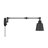 Lila 1-Light Adjustable Wall Sconce in Black-2106725102