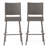 29" Outdoors PE Rattan Armless Barstools, Set Of 2-933374700