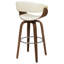 Ecru Swivel Bar Stool