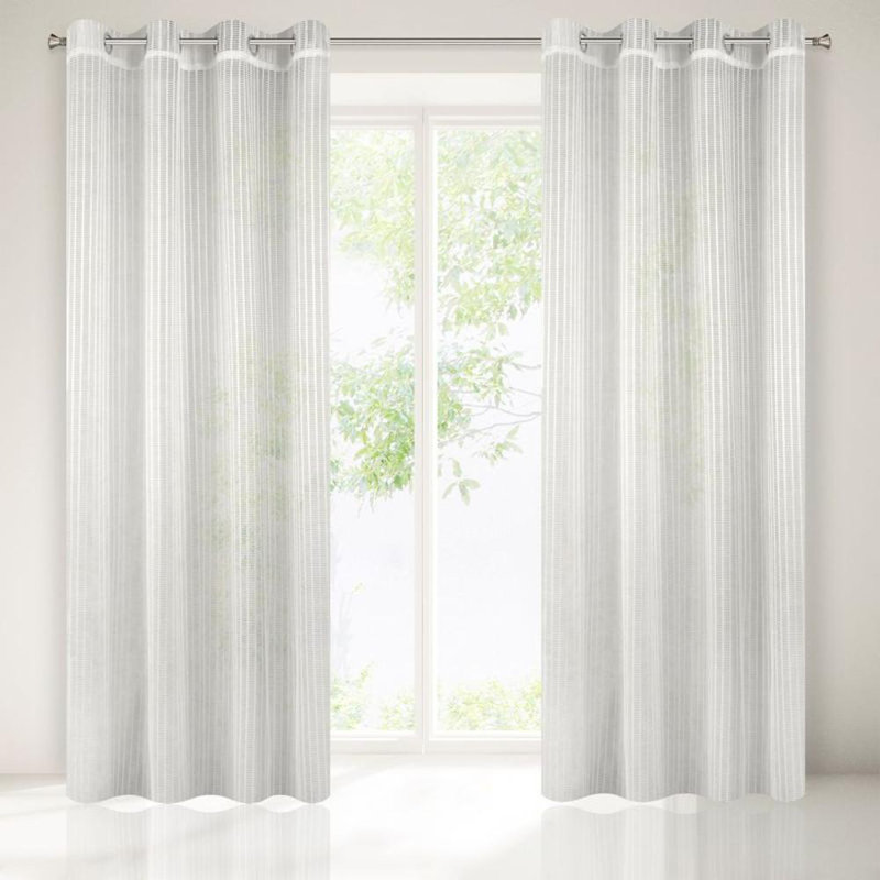 Room Darkening Curtain Pair, Cream