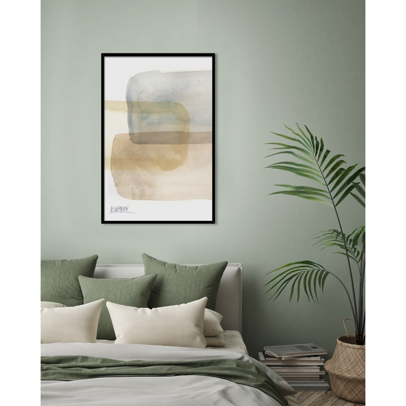 Design Comp Big I by Bruno Vázquez - Single Picture Frame Painting, 120cm H x 80cm W x 3cm D