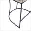 Tabouret de comptoir tissé avec assise rembourrée et dossier bas en corde, parfait pour le charme côtier et le confort dans la cuisine ou les salles à manger.-936598152