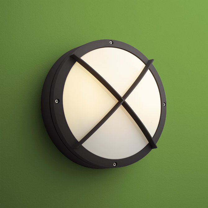 Flush Mounted Sconce, Black