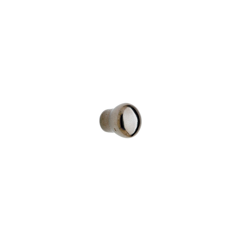 Bronze Mushroom Knob, White Bronze Dark