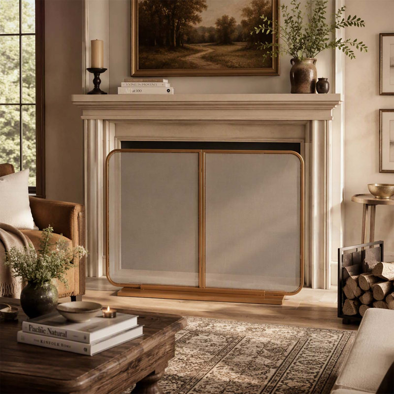 Iron Fireplace Screen