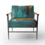 Chaise avec accoudoirs recouverte de peinture abstraite Currahee-1563863877