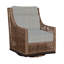 Outdoor Peninsula Gliding Wicker/Rattan Chair with Cushions-371135333-346957801-359700185