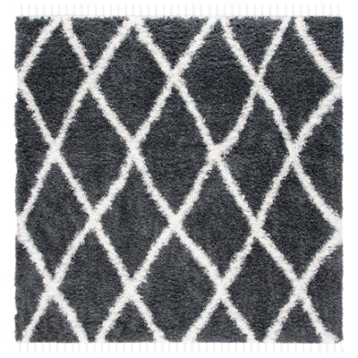 Moroccan Tassel Shag Performance Geometric Rug