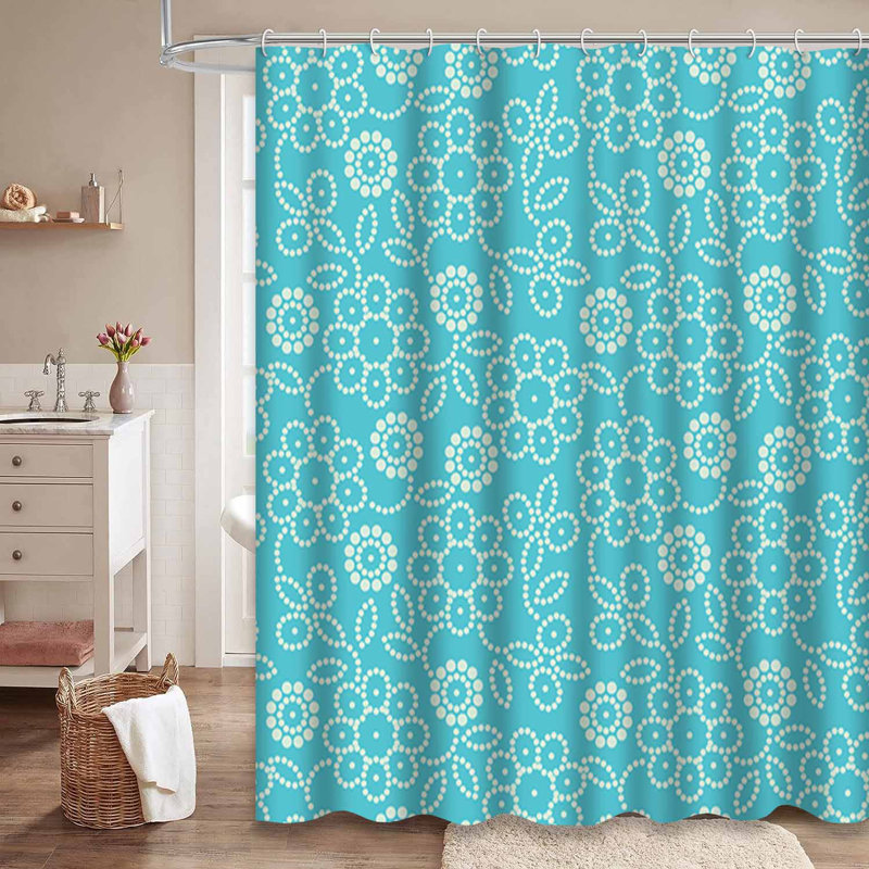 Rideau de douche Floral, L 72 po x l 84 po