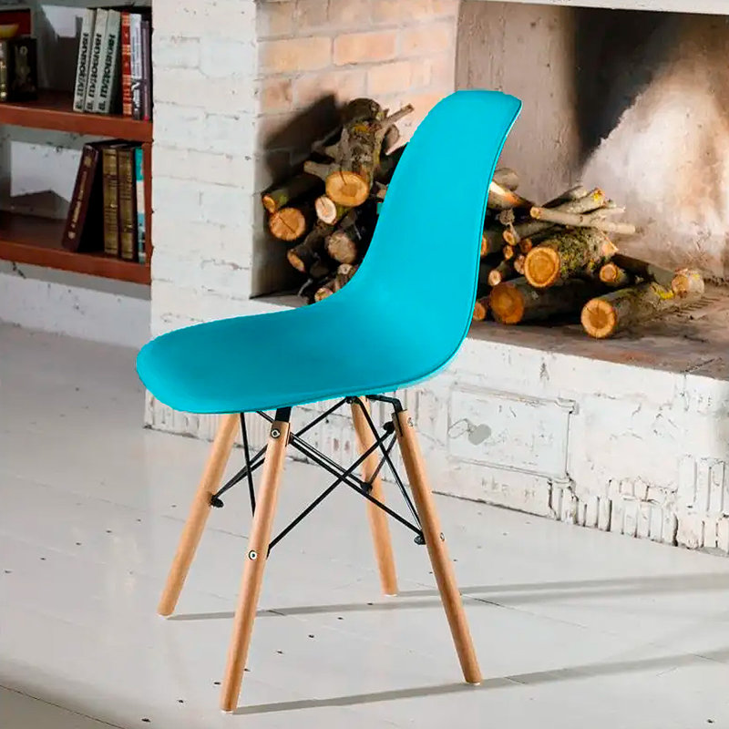 Chaise d'appoint Carman, Paon