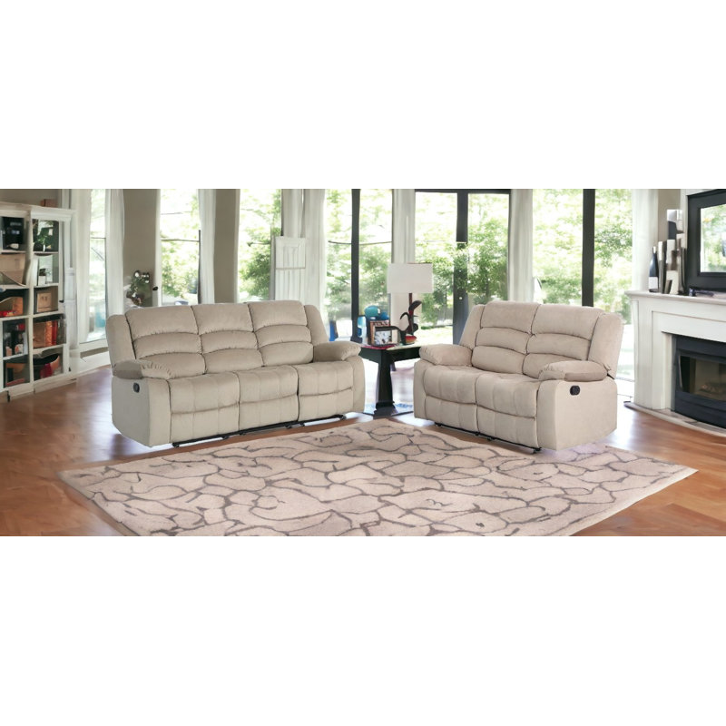 Ensemble de conversation pour deux personnes Heaney, Beige