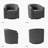 Amiir Upholstered Swivel Accent Chair-665611634