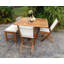 Outdoor Teak Dining Side Chair-1400971287