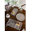 Plateau rectangulaire en marbre gris avec bords surélevés 12 po x 6 po