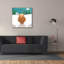  «Fluffy Highland Cow» par Elle Media Group, art mural sur toile, 37 po x 37 po
