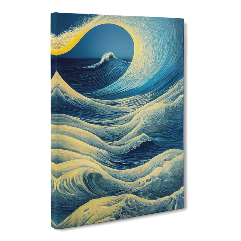 Seascape Ocean Design Vol.1 - Wrapped Canvas, 50cm H x 35cm W x 3cm D