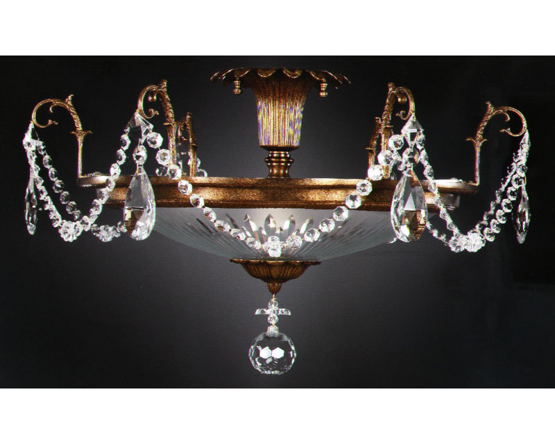 Diller Glass Semi Flush Mount