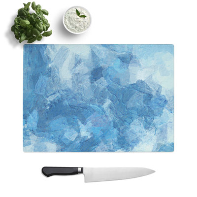 Tempered Glass Burst Bubble Chopping Board