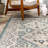 Shawna Tiled Southwestern Performance Blue Area Rug-400028297