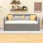 Lit de jour simple avec couchette Arkeith-2127204384