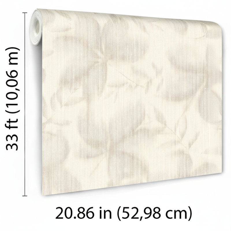 Papier peint vélin, Beige