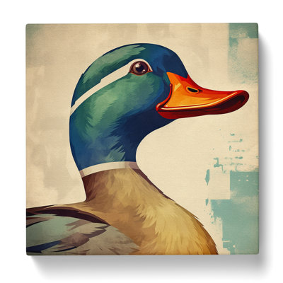 Duck Soviet Art - Wrapped Canvas