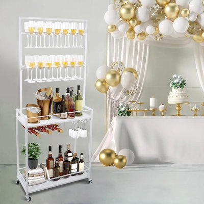 Champagne Wall Holder For Party Hold 28 Glasses