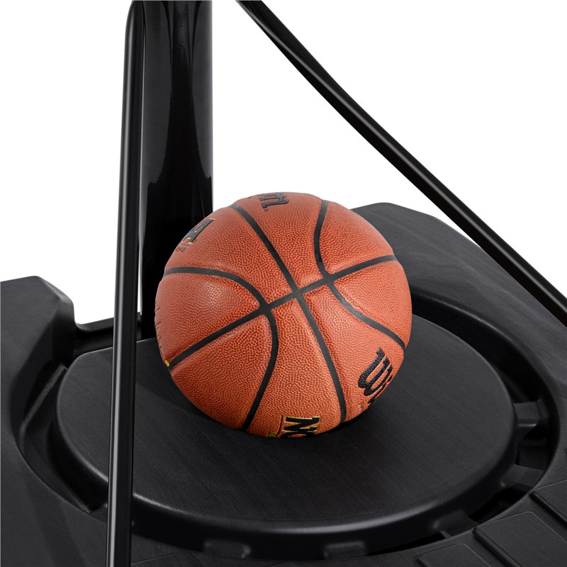 Yaheetech  Adjustable Height Adjustable Foldable 110Cm Metal Portable Fill-Size Basketball Hoop