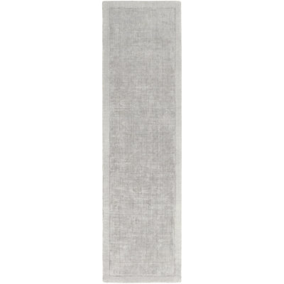 Mckinley Handmade Viscose Light Sage Rug