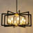 Barines 8-Light Modern Industrial Geometric Farmhouse Chandelier-288747620