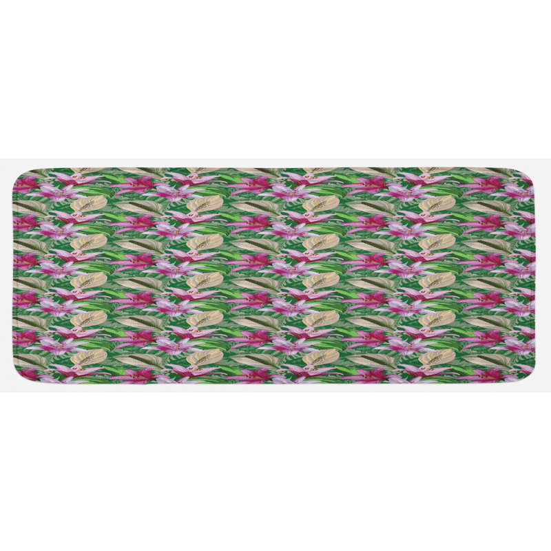 Tapis de cuisine aquarelle