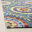 Tapis floral en laine et coton crocheté à la main Tomo-71005063