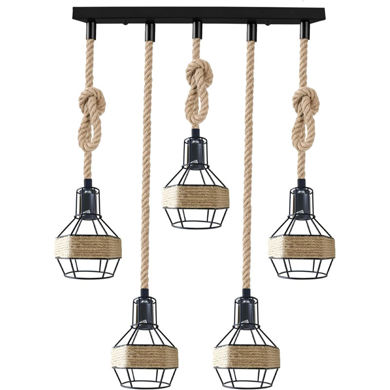 5 - Light Black Kitchen Island Pendant