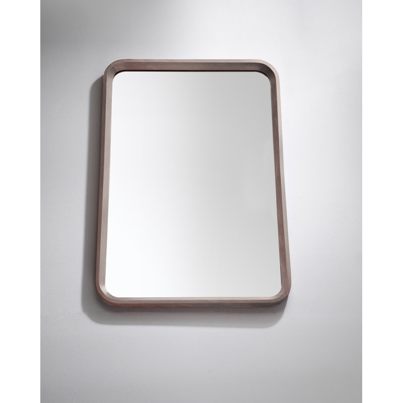 Vela Mirror, 35.5" x 23.5", Chestnut Oak