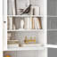 Armoire de cuisine en métal durable avec tablettes réglables, structure en acier inoxydable robuste pour des solutions de rangement polyvalentes-627774790