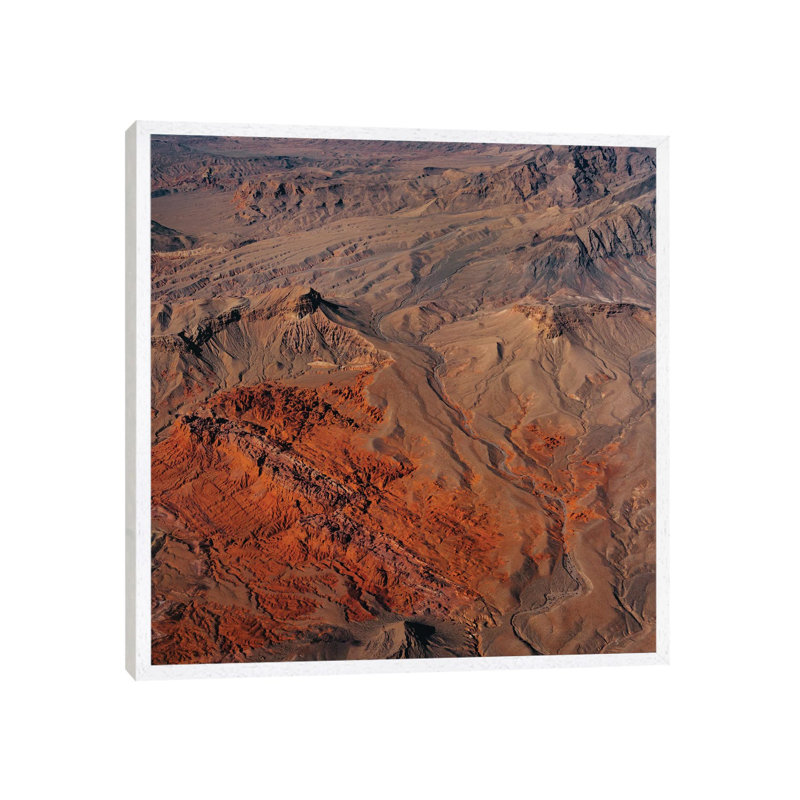 Over Nevada III by Bethany Young - Print on Canvas, 45.72cm H x 45.72cm W x 3.81cm D, White Framed