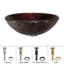 Lavabo vasque en verre avec bonde escamotable et anneau de fixation Kraus-1571604418