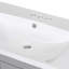 Meuble-lavabo de salle de bain avec lavabo simple, 2 portes à fermeture douce et un tiroir-1608617238