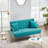 Queana Metal 60'' Reception Sofa-1999194065
