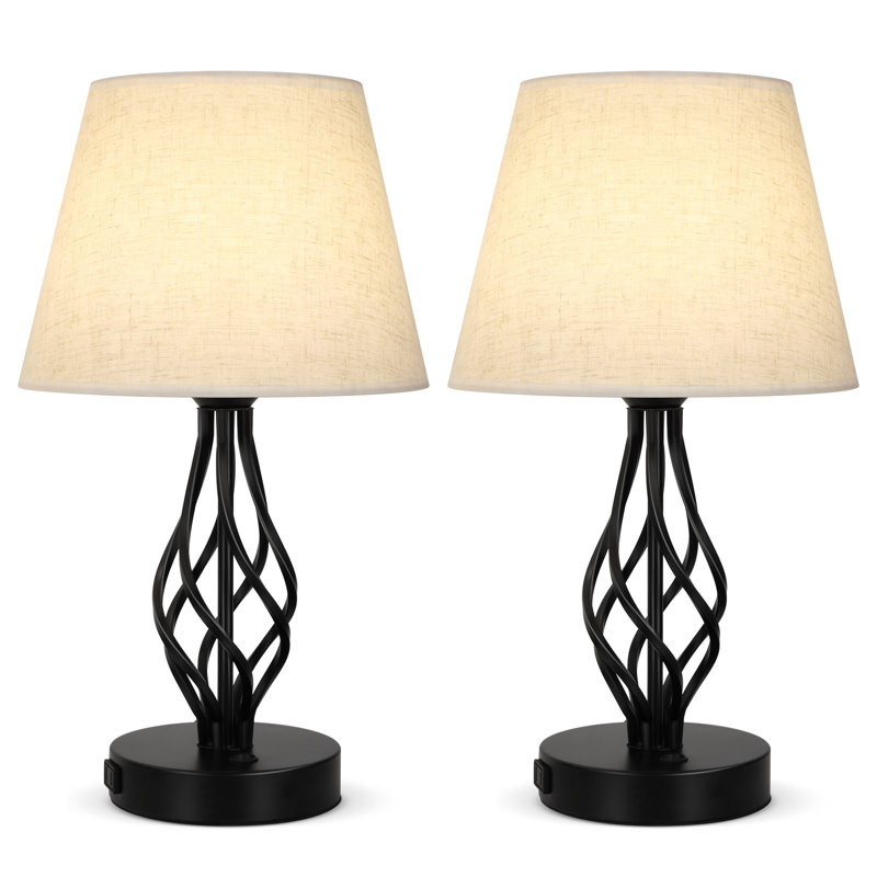 Metal USB Desk Lamp, Linen