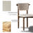 Fully Assembled Faux Leather Dining Chairs Set Of 6, Beige, Solid Wood Legs-489316391